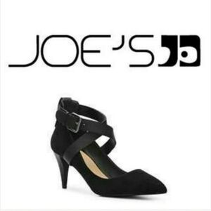 Joe's JeansWomens Comfort Ankle Leather Strap Heels Leather Sandals shoes 10